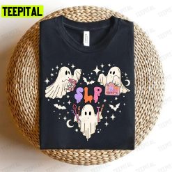 Speech Therapy Halloween Language Pathologist Spooky Unisex T-Shirt Sweatshirt Hoodie