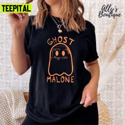 Spooky Halloween Ghost Malone Fall Season Unisex T-Shirt Sweatshirt Hoodie