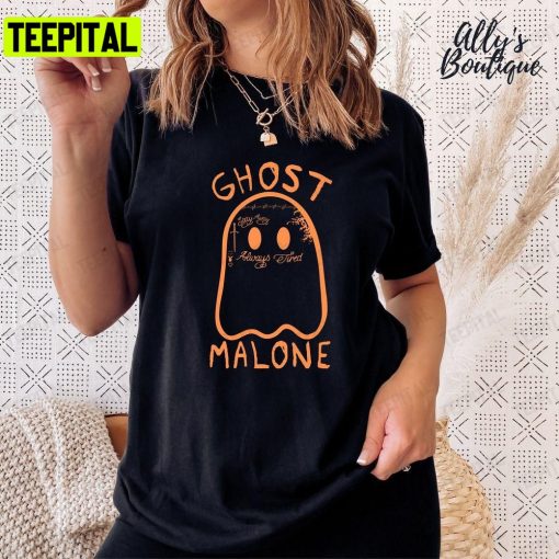 Spooky Halloween Ghost Malone Fall Season Unisex T-Shirt Sweatshirt Hoodie