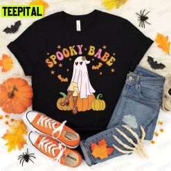 Spooky Vibes Babe Halloween Unisex T-Shirt Sweatshirt Hoodie