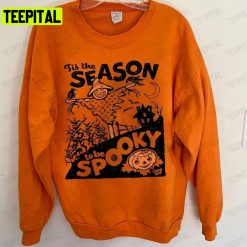 Tis The Season To Be Spooky Retro Halloween Unisex T-Shirt Sweatshirt Hoodie