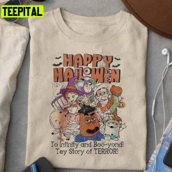 Vintage Disney Toy Story Happy Halloween Unisex T-Shirt Sweatshirt Hoodie