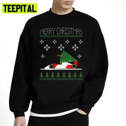 90’s Formula One Christmas Car Unisex Sweatshirt