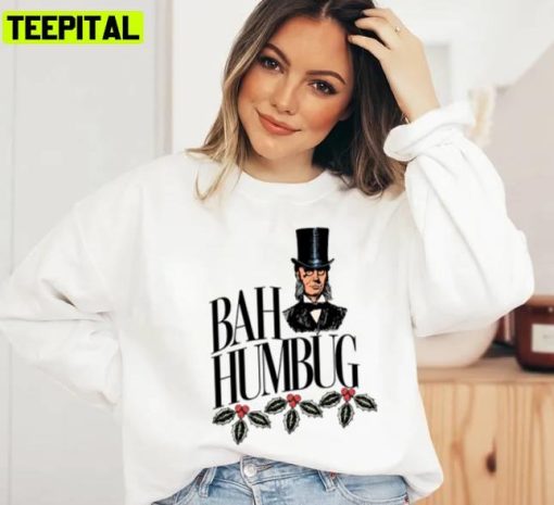 Bah Humbug Logo Holiday Retro Sweatshirt