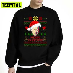 Bill Clinton Merry Clintmas Unisex Sweatshirt