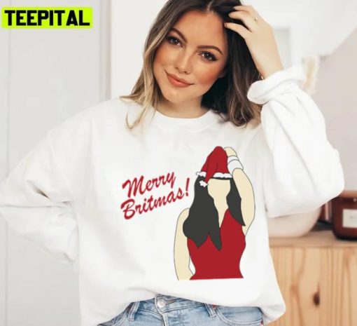 Blackout Christmas Britney Spears Merry Britmas Unisex Sweatshirt