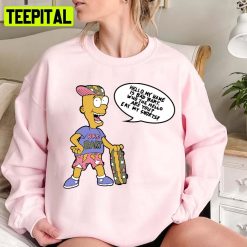 Bootleg Bart From The Simpson Unisex Sweatshirt