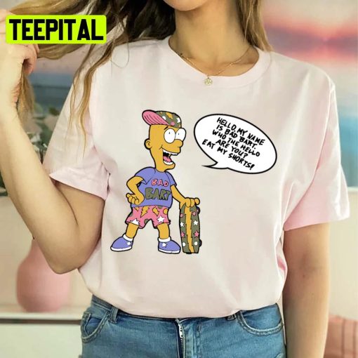 Bootleg Bart From The Simpson Unisex Sweatshirt