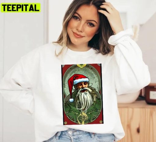 Cannabis Xmas Vibes 23 Holiday Sweatshirt