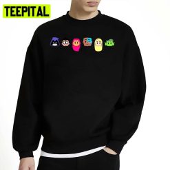 Chibi Teen Titan Heads Unisex Sweatshirt