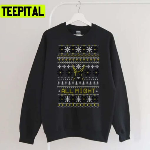 Christmas Bnha All Might Sweatshirt