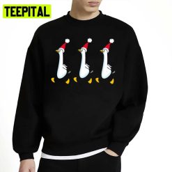 Christmas Geese On Tour Unisex Sweatshirt