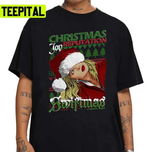 Christmas Reputation Cartoon Taylor Swiftmas Unisex Sweatshirt