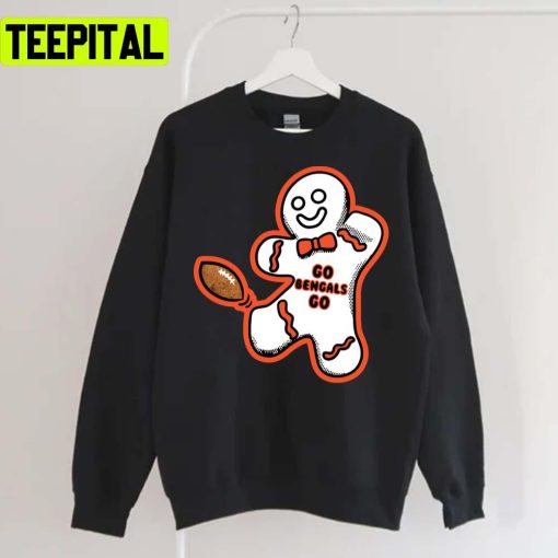 Cincinnati Bengals Gingerbread Man Sweatshirt