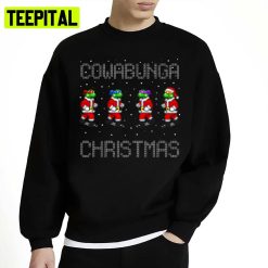 Cowabunga Christmas Ninja Turtle Unisex Sweatshirt