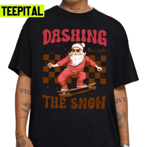 Dashing Through The Snow Christmas Unisex Sweatshirt