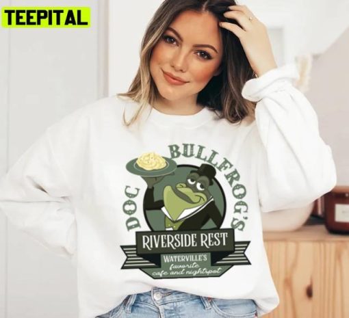 Doc Bullfrog’s Riverside Rest Holiday Sweatshirt