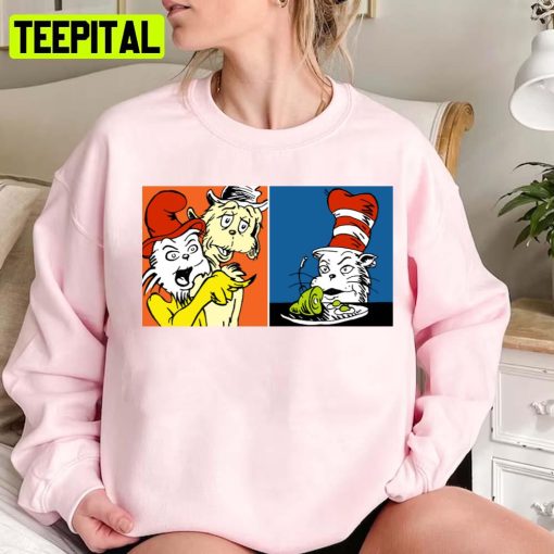 Dr Seuss The Cat In The Meme Christmas Unisex Sweatshirt