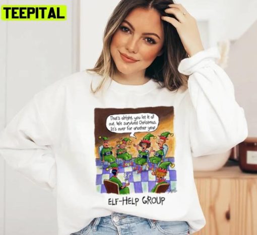 Elf Help Group Xmas Holiday Sweatshirt