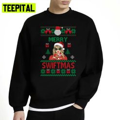 Era Funny Christmas Holiday Merry Swiftmas Unisex Sweatshirt