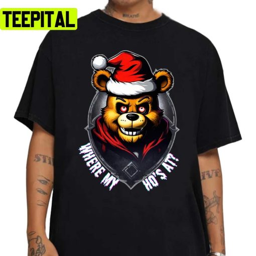 Freddy Fazbear As Santa Fnaf Christmas Unisex Sweatshirt