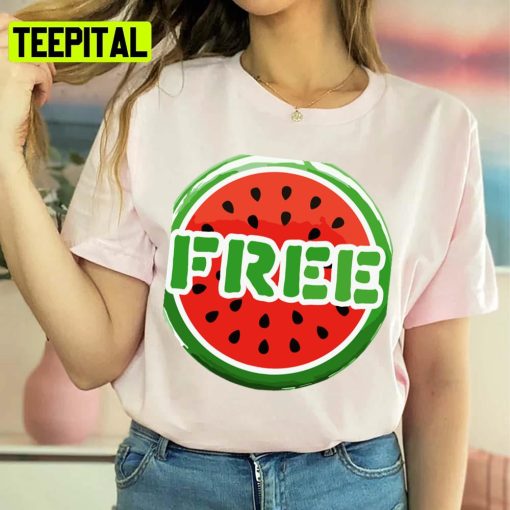 Free Palestine Watermelon Unisex Sweatshirt