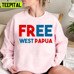 Free West Papua Graphic Unisex Sweatshirt