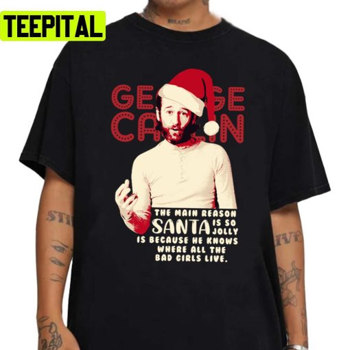 George Carlin Funny Christmas Unisex Sweatshirt