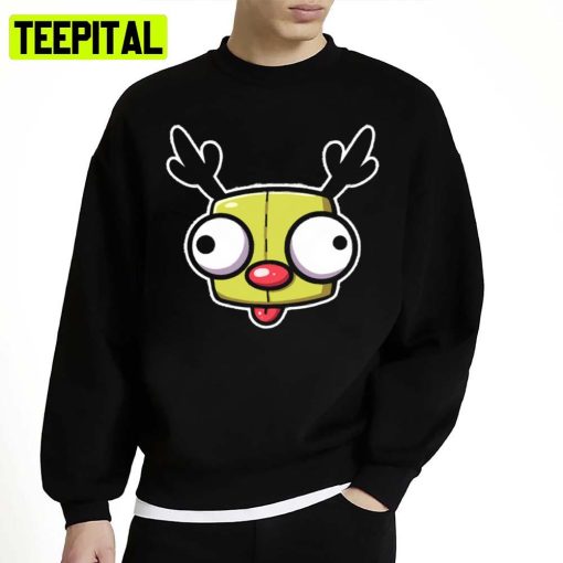 Gir The Red Nose Reindeer Invader Zim Christmas Unisex Sweatshirt