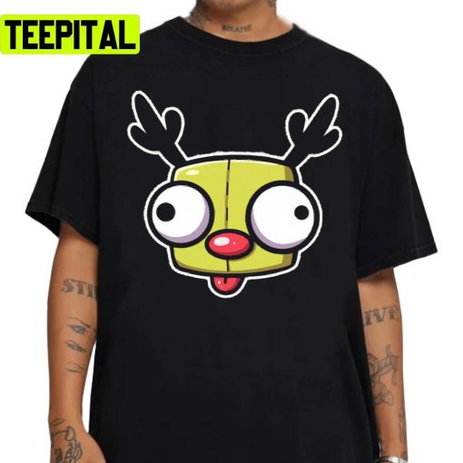 Gir The Red Nose Reindeer Invader Zim Christmas Unisex Sweatshirt