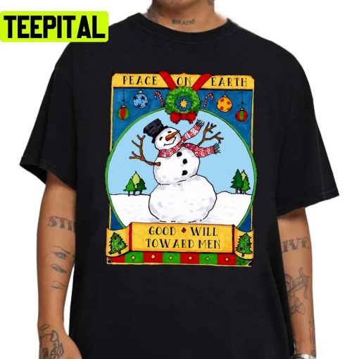 Good Will Snowman Christmas Unisex Sweatshirt