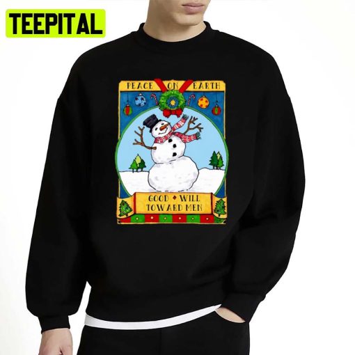 Good Will Snowman Christmas Unisex Sweatshirt