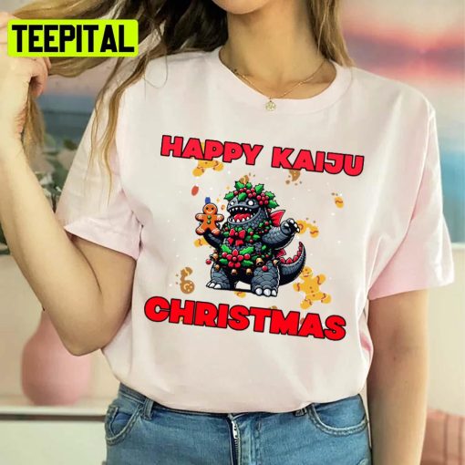 Happy Kaiju Christmas Unisex Sweatshirt