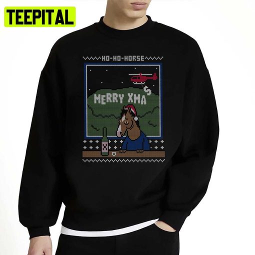 Ho Ho Horse Jack Bo Man Christmas Unisex Sweatshirt