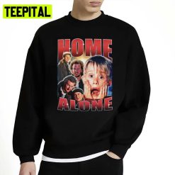 Home Alone Vintage 90s Christmas Collage Unisex Sweatshirt