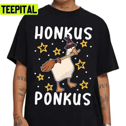 Honkus Ponkus Goose Meme Xmas Halloween Holiday Sweatshirt