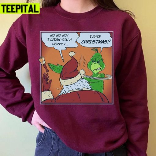 I Hate Xmas Holiday Retro Sweatshirt