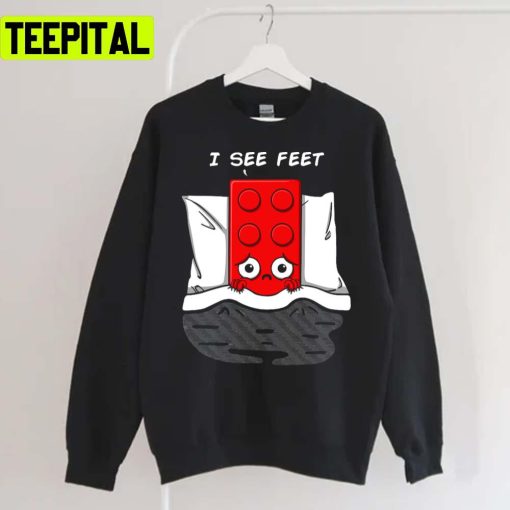 I See Feet Xmas Holiday Sweatshirt