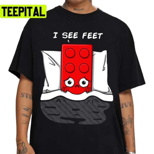 I See Feet Xmas Holiday Sweatshirt