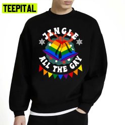 Jingle All The Gay Christmas Lgbt Unisex Sweatshirt