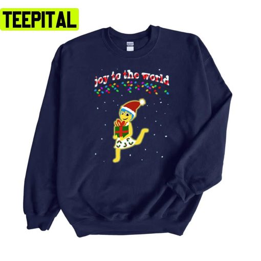 Joy To The World Inside Out Christmas Unisex Sweatshirt