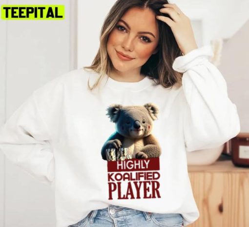 Just A Highly Koalified Player Koala 2 Xmas Holiday Sweatshirt