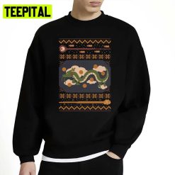 Kamehameha Christmas Pattern Unisex Sweatshirt