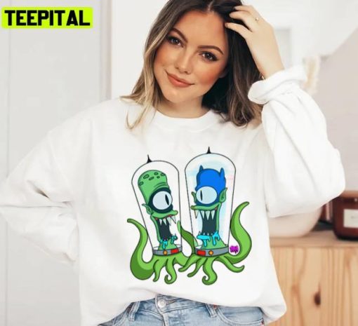 Kang Man And Kodos Sidekick Simpsons Unisex Sweatshirt