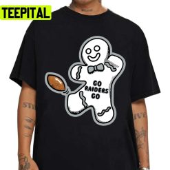 Las Vegas Raiders Gingerbread Man Sweatshirt