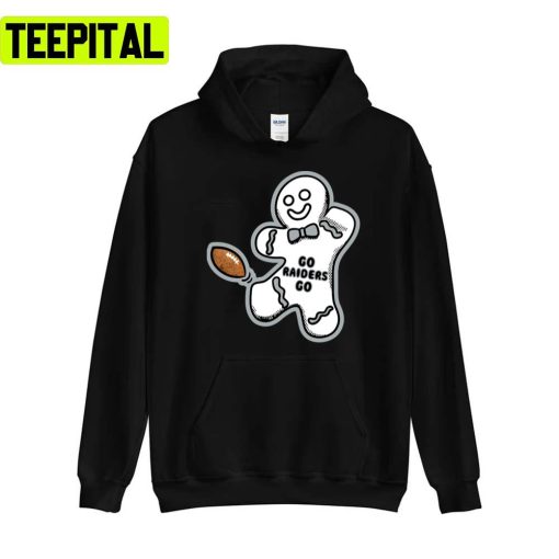 Las Vegas Raiders Gingerbread Man Sweatshirt