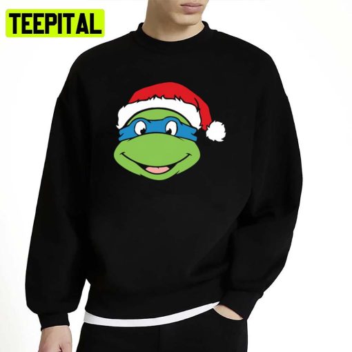 Leonardo Christmas Tmnt Ninja Turtle Unisex Sweatshirt