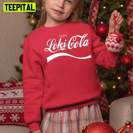 Loki Cola Logo Holiday Retro Sweatshirt