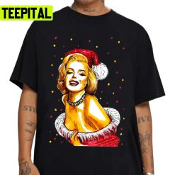 Marilyn Monroe Graphic Xmas 2023 Holiday Sweatshirt