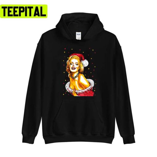 Marilyn Monroe Graphic Xmas 2023 Holiday Sweatshirt